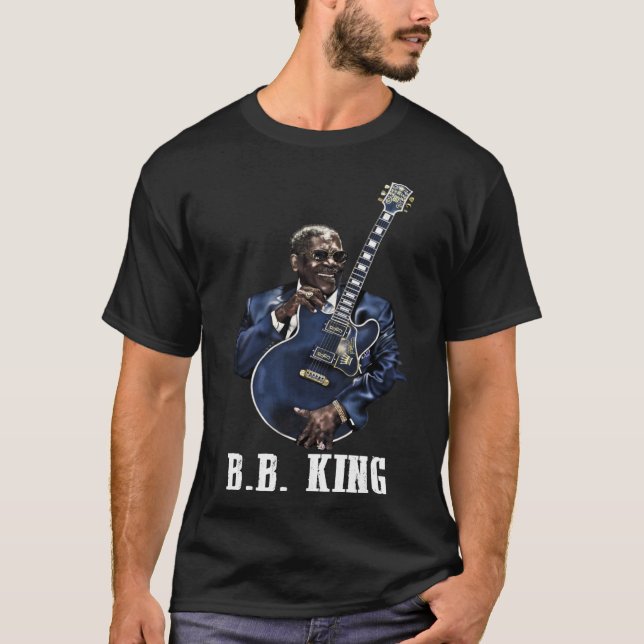 Playing Guitar Retro Gift King B.B Essential  T-Shirt (Front)