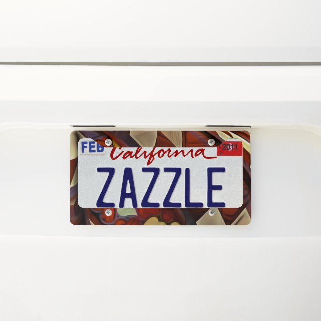 Playing Hide n Seek with the Queen of Hearts License Plate Frame (On Car)