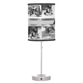 Playing Hockey - Ice Hockey Players Table Lamp (Back)