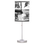 Playing Hockey - Ice Hockey Players Table Lamp (Front)