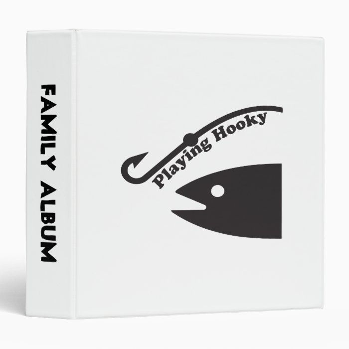 Playing Hooky To Fish Vinyl Binders