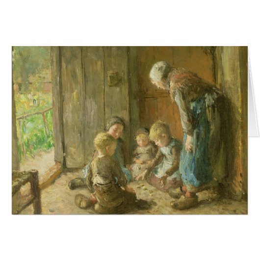 Playing Jacks on the Doorstep Cards (Front Horizontal)