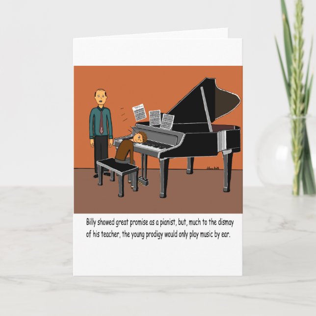 Playing Music By Ear Card (Front)