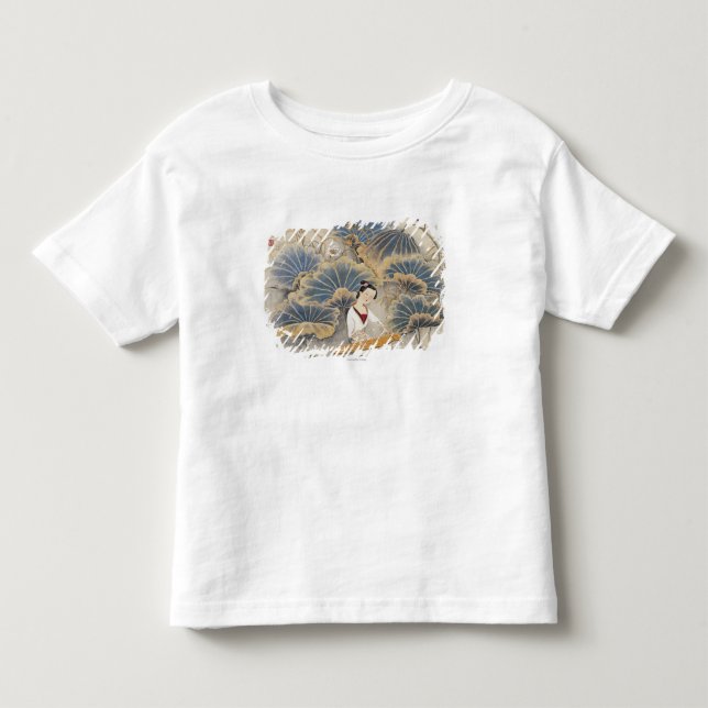 Playing Music by Lotus Pond Toddler T-shirt (Front)