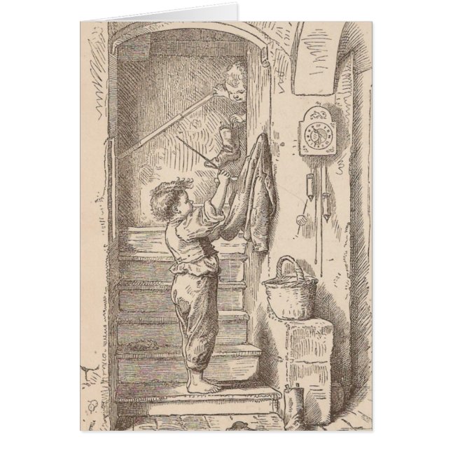 Playing on the Stairs Cards (Front)