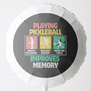 Playing Pickleball Improves Memory Balloon