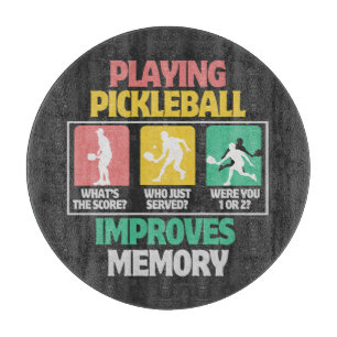 Playing Pickleball Improves Memory Cutting Board