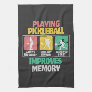 Playing Pickleball Improves Memory Kitchen Towel