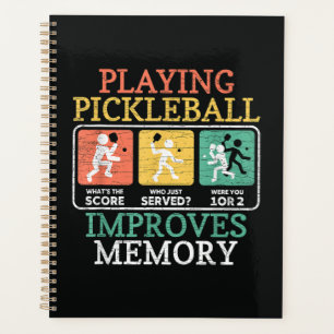 Playing Pickleball Improves Memory Planner