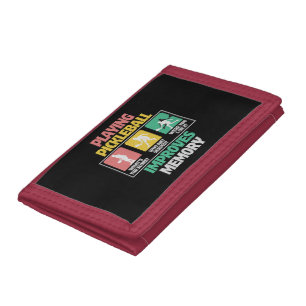 Playing Pickleball Improves Memory Tri-fold Wallet
