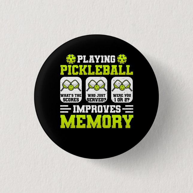 Playing Pickleball Improves Memory What's Scores J Button (Front)