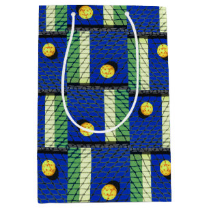 Playing Pickleball 'Til the Streetlights Come Blue Medium Gift Bag