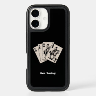 Playing Poker-Card Western Country Girl Trendy iPhone 16 Case