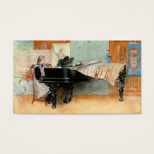 Playing Scales 1898 Business Card Template