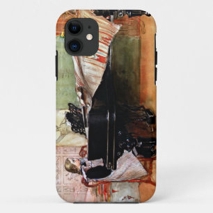 Playing Scales - Carl Larsson artwork iPhone 11 Case
