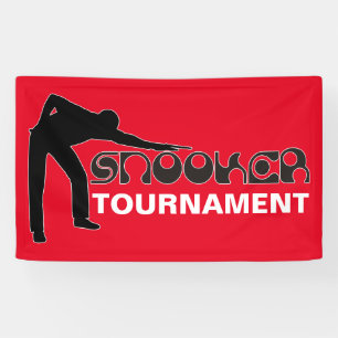 PLAYING SNOOKER modern font + your ideas Banner