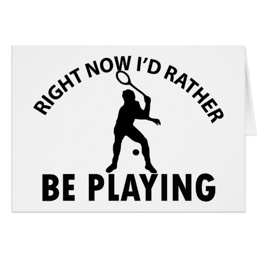 Playing  squash cards (Front Horizontal)