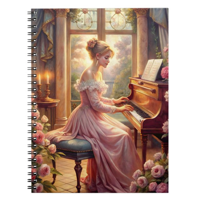 Playing The Piano Notebook (Front)