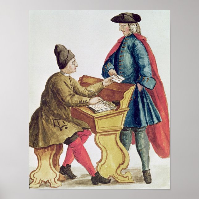 Playing the Venetian Lottery Poster (Front)