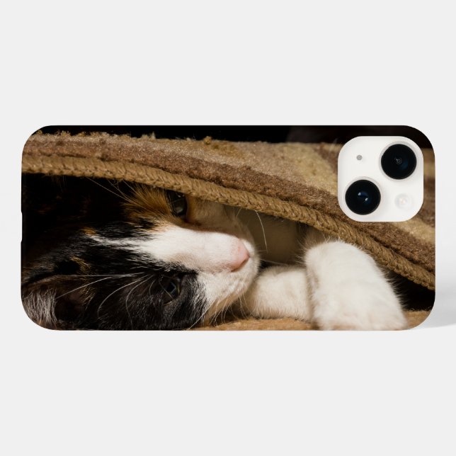 Playing Under The Rug Case-Mate iPhone Case (Back (Horizontal))