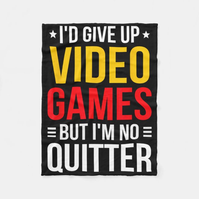 Playing Video Games - Video Gamer Meme - Funny Vid Fleece Blanket (Front)