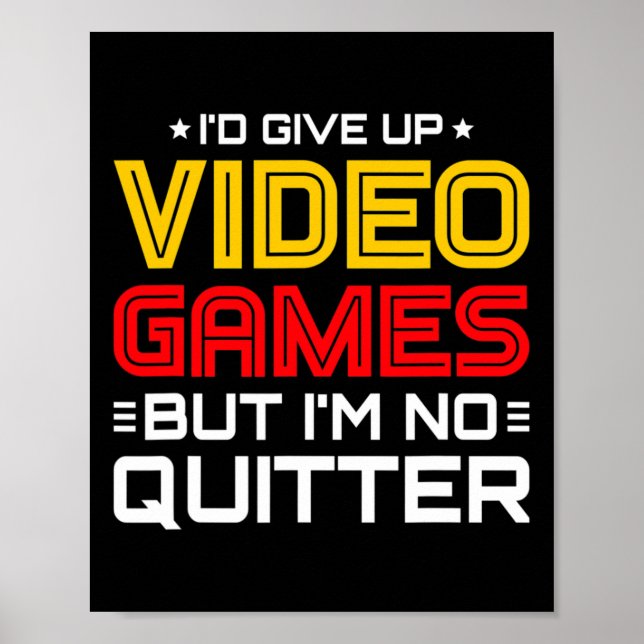Playing Video Games - Video Gamer Meme - Funny Vid Poster (Front)