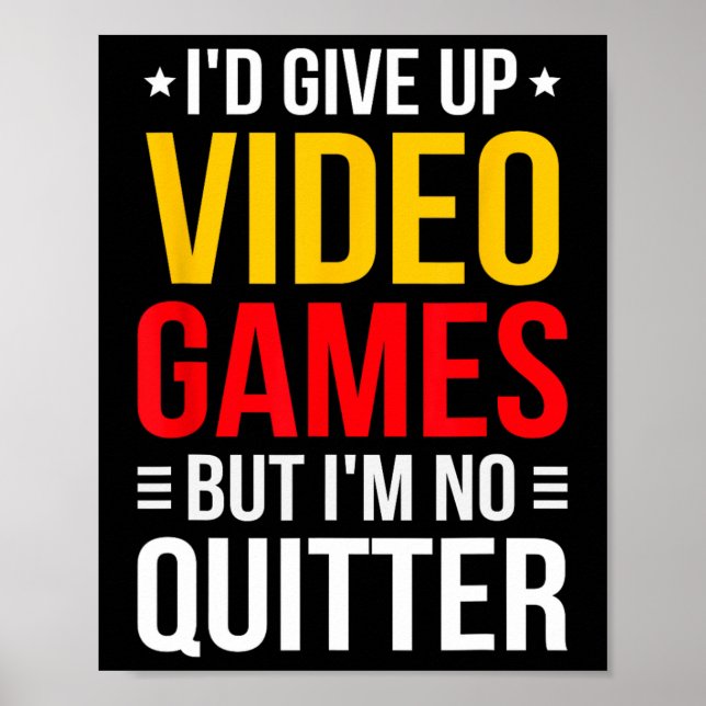 Playing Video Games - Video Gamer Meme - Funny Vid Poster (Front)