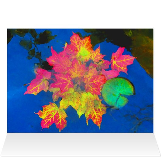 Playing with autumn , card (Inside Horizontal (Top))