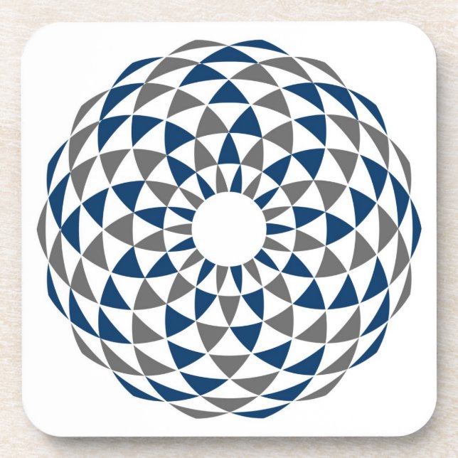 Playing With Circles Beverage Coaster (Front)