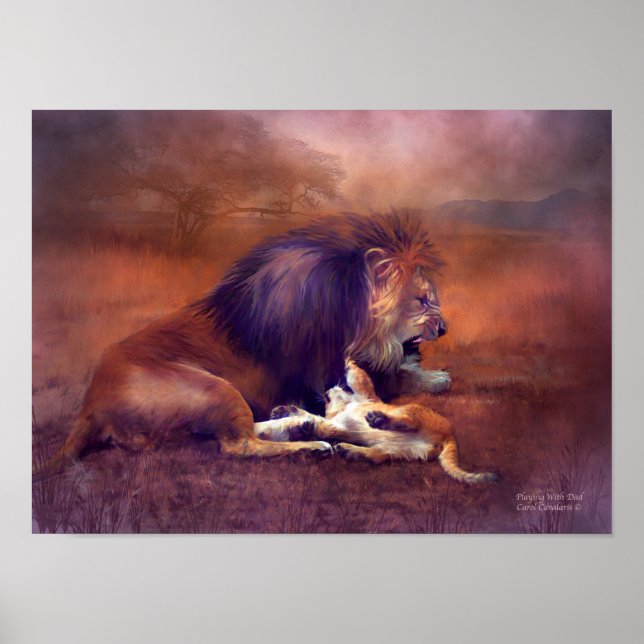 Playing With Dad Art Poster/Print Poster (Front)