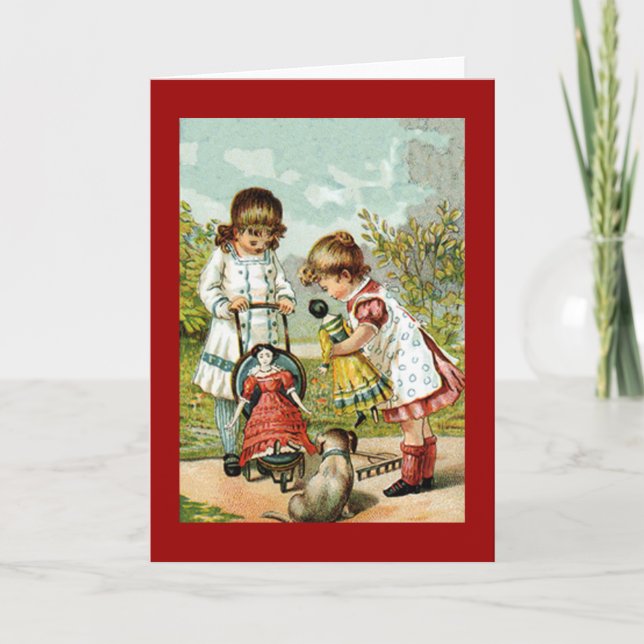 Playing With Dolls Card (Front)