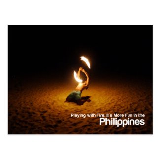 Playing with Fire Philippines Meme Postcard
