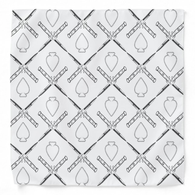 Playing with knives V2 bandana (Front)