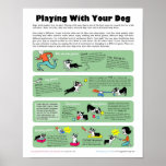 Playing With Your Dog Poster at Zazzle