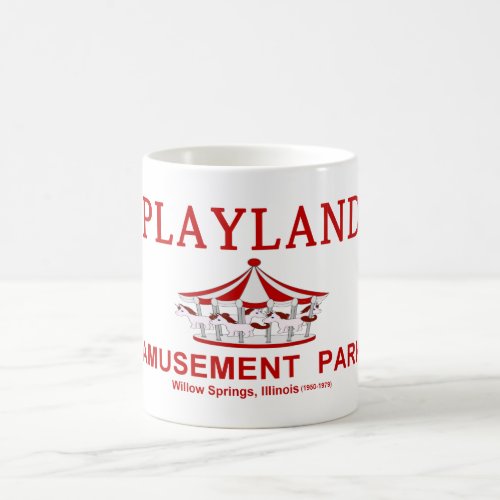 Playland Amusement Park Willow Springs Illinois Coffee Mug