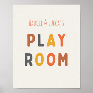playroom Custom personalized Poster & Prints