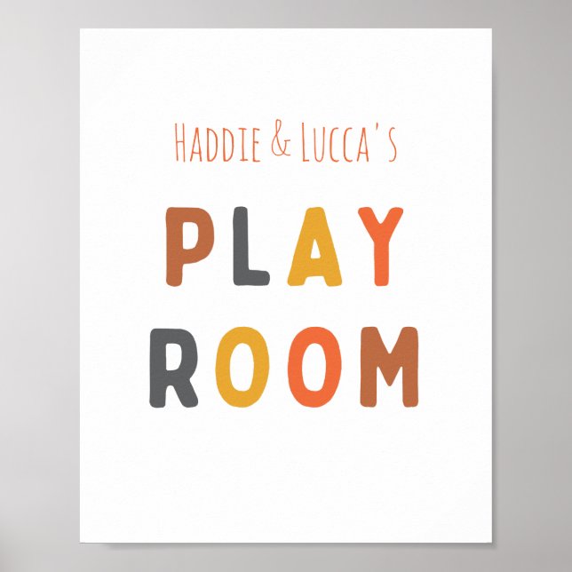 playroom Custom personalized Poster & Prints (Front)