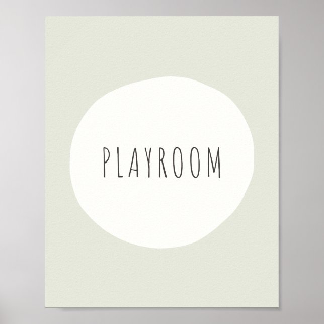 playroom sign Poster & Prints (Front)
