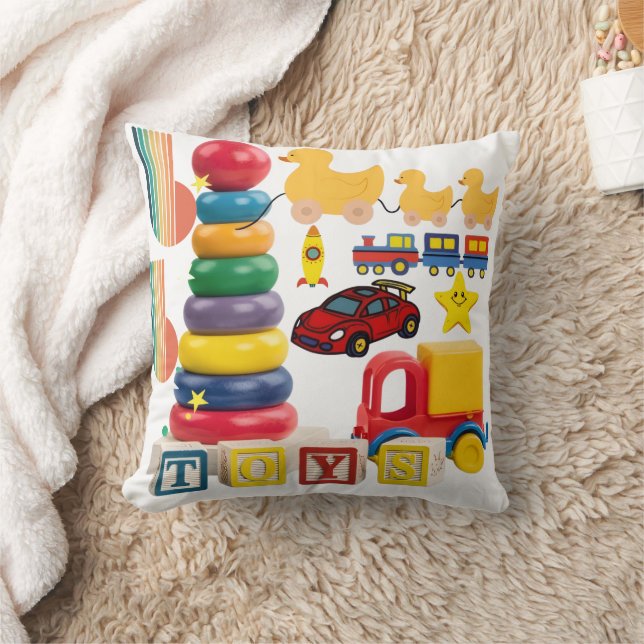 Playroom  throw pillow (Blanket)