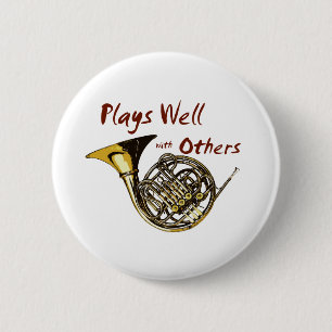 Plays Well with Others Pinback Button