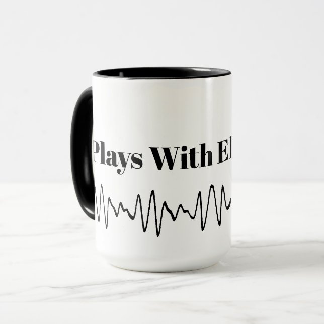 Plays With Electricity Mug (Front Left)