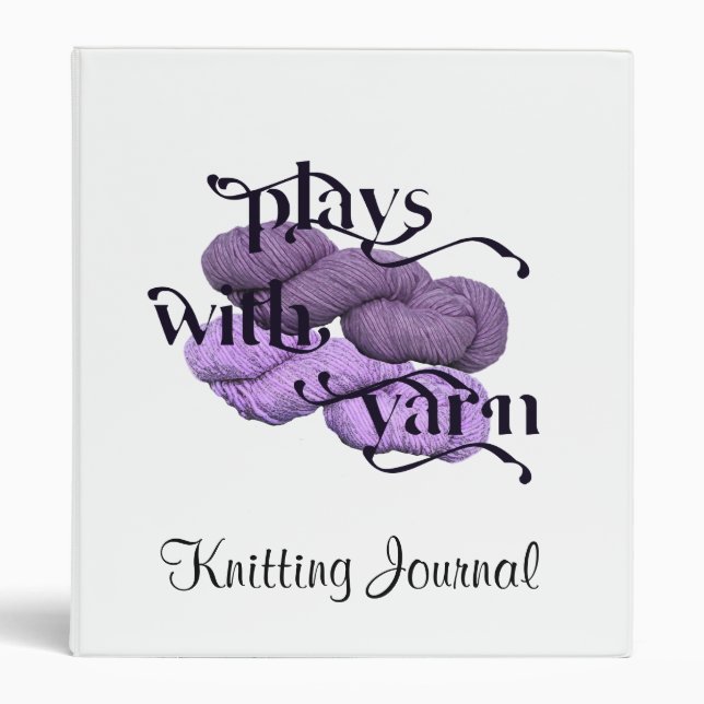plays with yarn binder knitting organizer (Front)