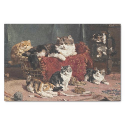 Playtime by Charles van den Eycken Tissue Paper