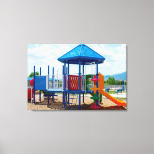 Playtime For the Kids in Colorado Canvas Print