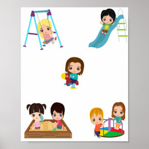 "PLAYTIME" KIDS  POSTER