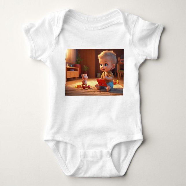 "Playtime Pals" Baby Bodysuit (Front)