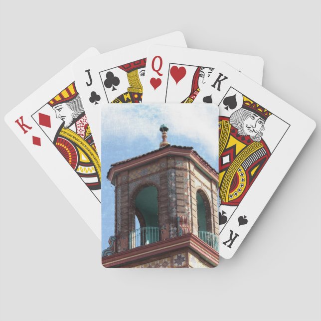 Plaza Building Details Poker Cards (Back)