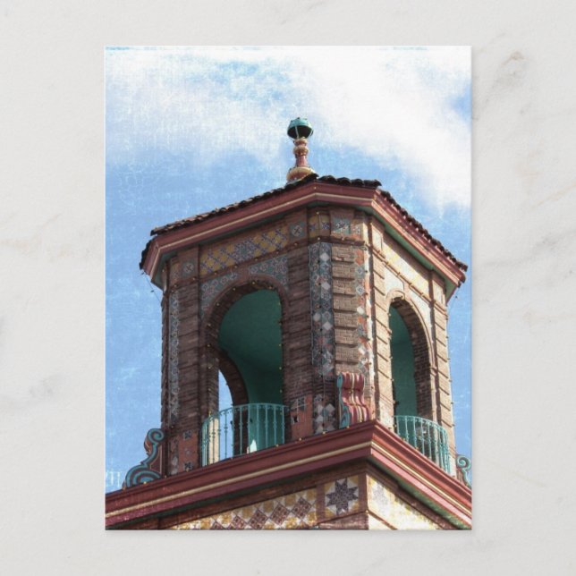 Plaza Building Details Postcard (Front)