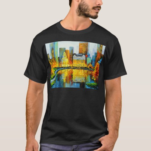 Plaza Central Park Hotel in New York T_Shirt