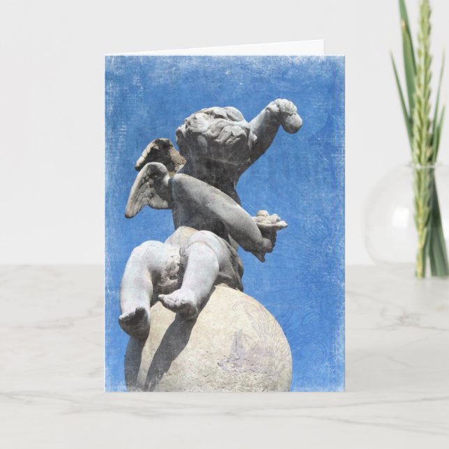Plaza Cherub, Birthday Card (Front)